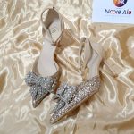 Women's leather summer shoes, women's high-end sense, affordable and versatile high heels, temperament princess sandals, fashionable summer slim heel trend - Image 2