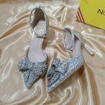 Women's leather summer shoes, women's high-end sense, affordable and versatile high heels, temperament princess sandals, fashionable summer slim heel trend - Image 3