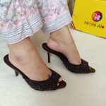 Zara Style  Embellished Slingback Heels